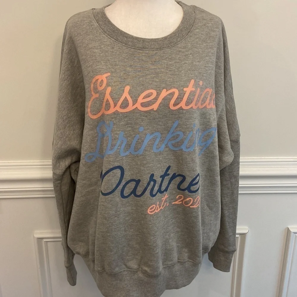 “Essential Drinking Partner” sweatshirt - Picture 3 of 7